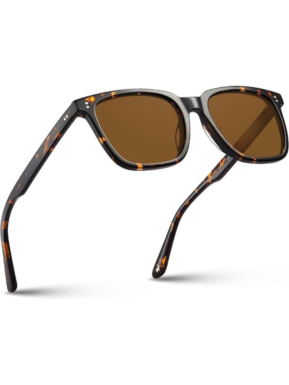 Classic Retro Square Polarized Sunglasses for Men - UV400 Protection Driving